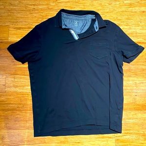 EUC Tahari Black Medium Polo - M